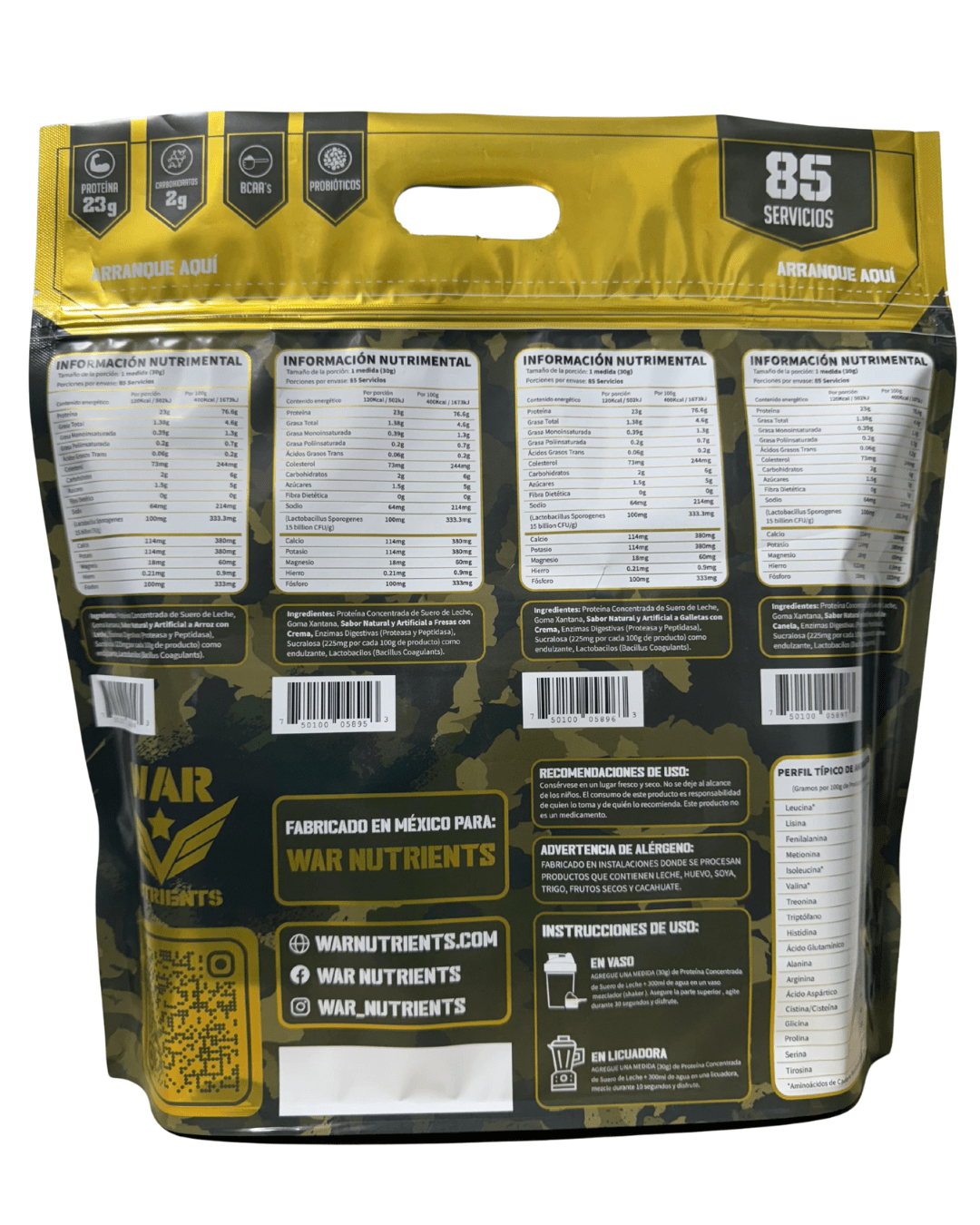COMBAT WHEY PROTEIN 5.6LB - SABOR ARROZ CON LECHE - Imagen 2