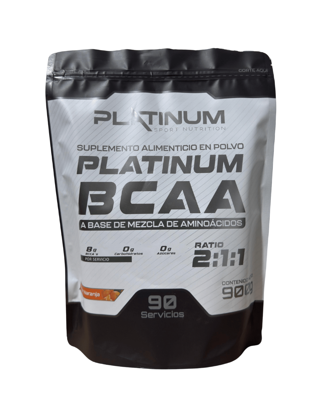 PLATINUM BCAA 900g 90 SERV - SABOR NARANJA