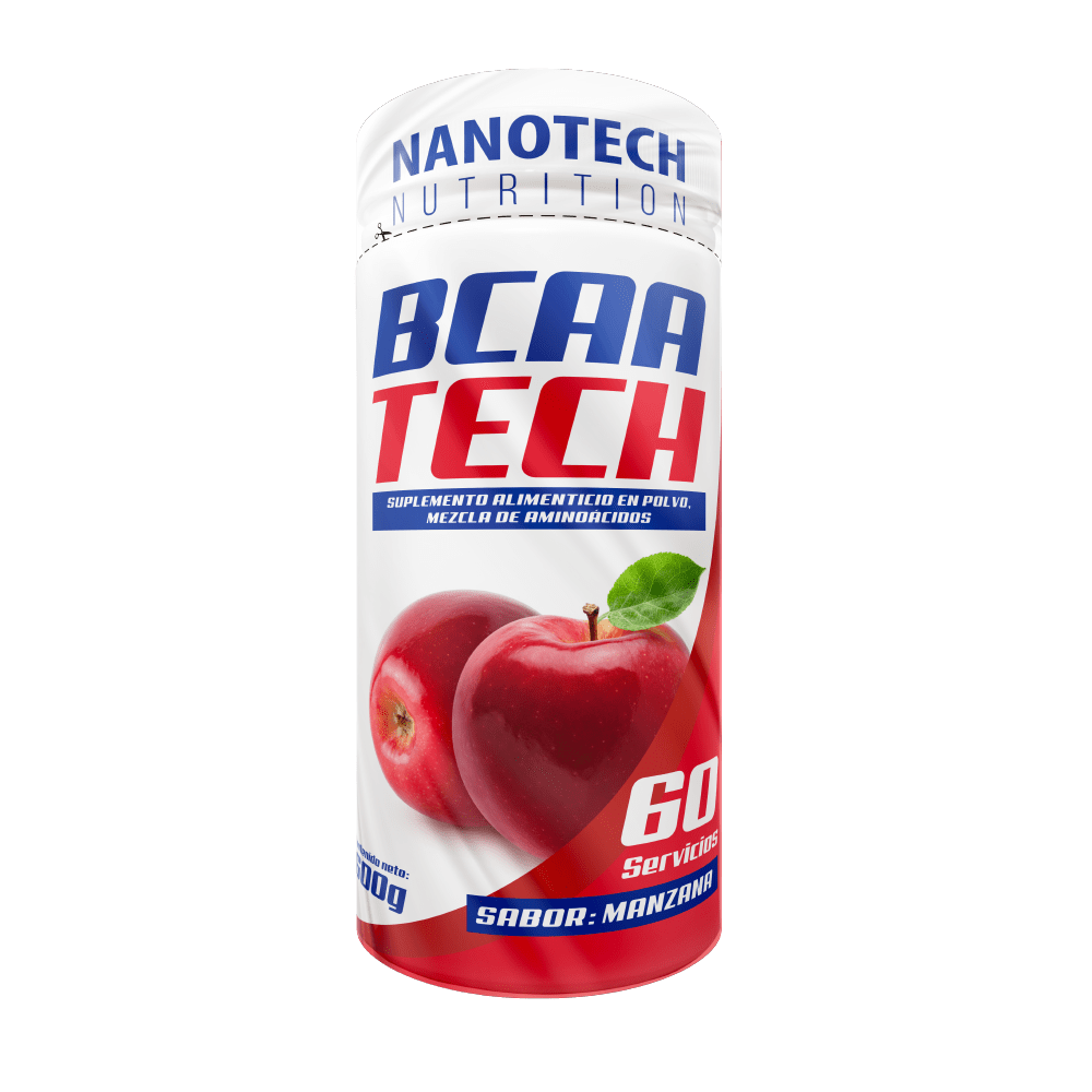 BCAA TECH 600g 60 Servicios - Sabor Manzana