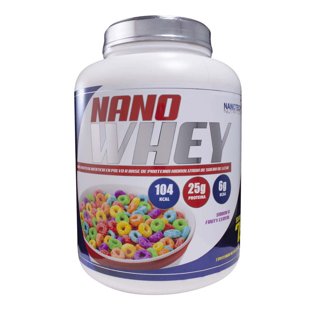 NANO WHEY 5lb 75 Servicios - Sabor Fruty Cereal - Imagen 5